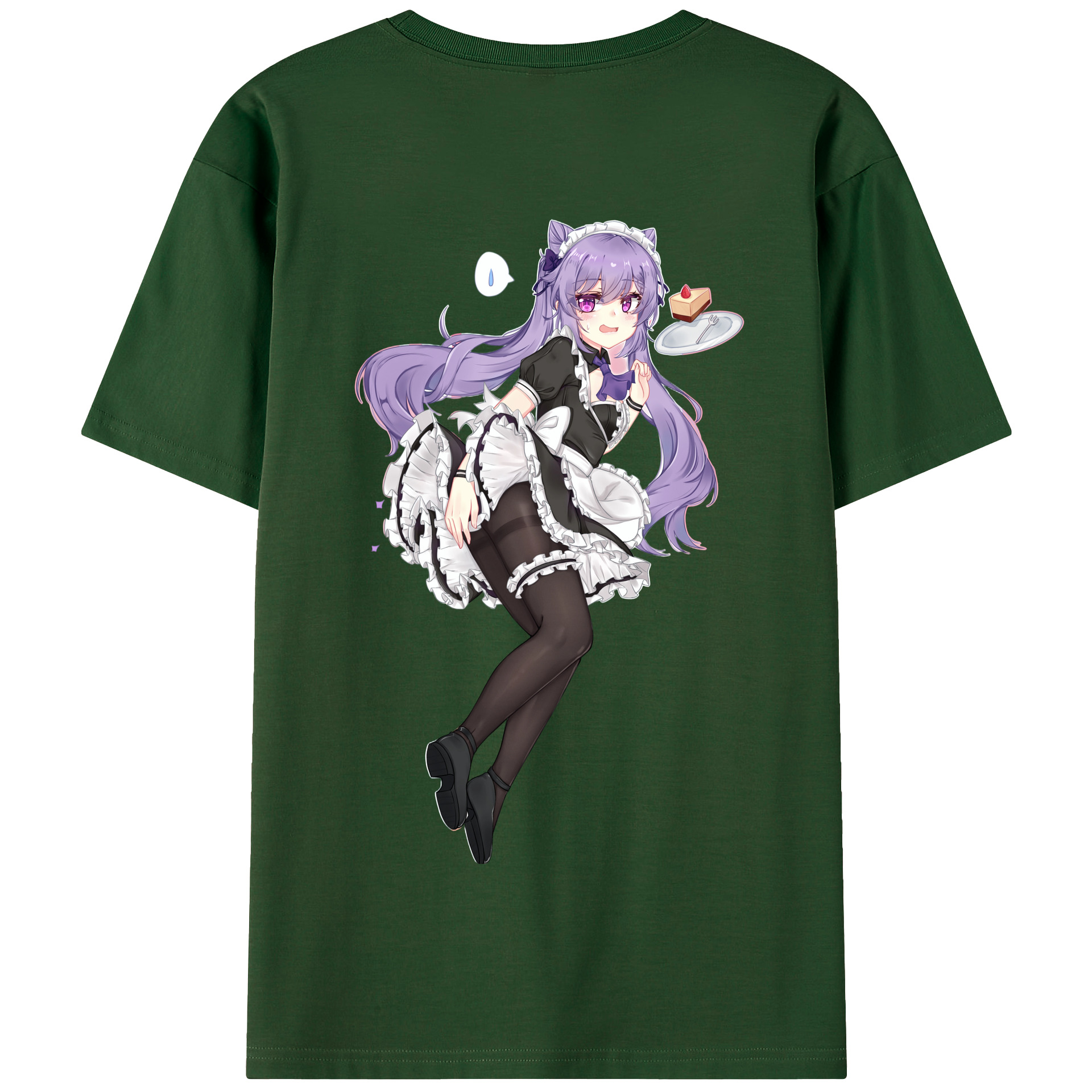 げんし神 刻晴 こくせい genshin Kokusei 綿100％半袖Tシャツ（背面プリント）